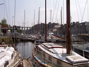 Le port de plaisance de Morlaix