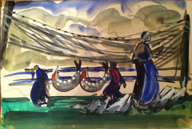 Peintre breton - Mathurin M�heut