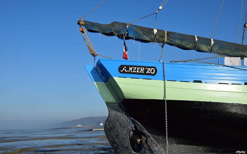 Bateau en baie de Morlaix